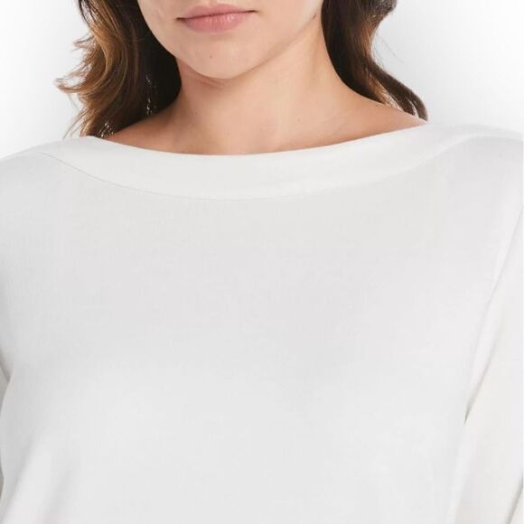 RAFAELLA Bell Sleeve Knit Top in Snow White Size XL NEW - Picture 3 of 12